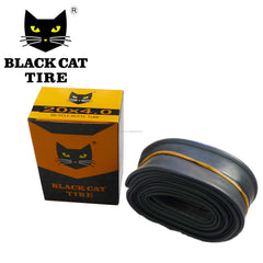 Black Cat Tire 20" x 4" Fat Tire Bicycle Inner Tube (Schrader Valve)