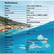 LesSwim S2 Seascooter Underwater Electric Swimming Surfboard